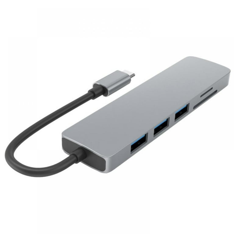 CableCreation - Adaptador USB C a HDMI + VGA; adaptador USB tipo C  (compatible con Thunderbolt 3) a HDMI 4K + VGA, compatible con MacBook