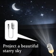 thumbnail image 3 of 2-in-1 Galaxy Star Projector Night Light, 360° Rotating Portable Lamp with Projection Discs, USB Operated Dimmable Lamp, Room Decor for Adults(10 PCS Film), 3 of 10