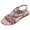 A-Pink23, variant on Yuanlong Womens Sandals Rhinestone Decoration Flat Sandals Elastic Ankle Strap Slingback Bohemian Beach Shoes