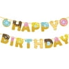 Donut Sweet Theme Children Birthday Cutlery Banner Party Set Supplies