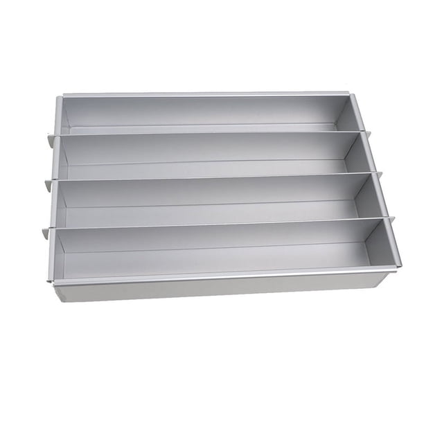 Battenberg Molde para Tartas Battenberg, Aluminio Anodizado de Peso Comercial, Plata B