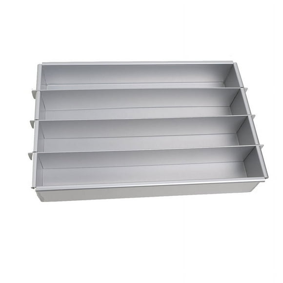 Battenberg Molde para Tartas Battenberg, Aluminio Anodizado de Peso Comercial, Plata B