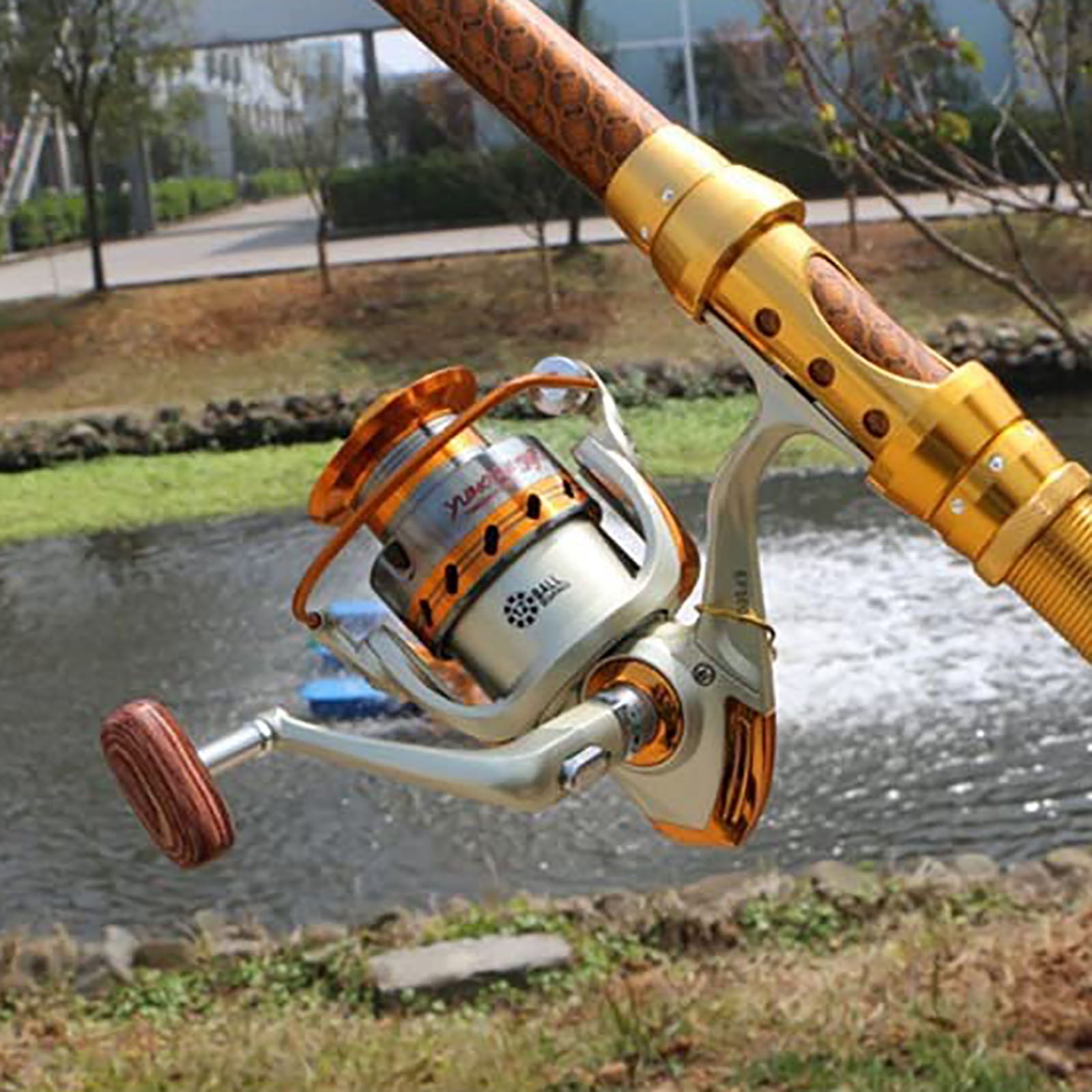 Fishing Spinning Reel 5.5:1 12bb Ball Bearing 500-9000 Series Left/right Interchangeable For Saltwater Freshwater - Walmart.com Fishing Spinning Reel 5.5:1 12bb Ball Bearing 500-9000 Series Left/right Interchangeable For Saltwater Freshwater - Walmart.com