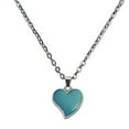 thumbnail image 4 of Mood Necklace Pendant Temperature Sensing Colour Changing Emotion Necklace Chain, 4 of 8