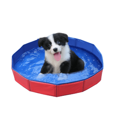 BESTSKY Spacious Dog Pool,Easy to Clean Dog Pools for Small Dogs,Durable Tear-Resistant Material Pet Dog Bath Pool