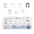 thumbnail image 1 of 70Pcs Essential Fuel Line Clip Kit for Automotive Maintenance Set Transparent Storage Box Car Models, 1 of 2