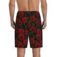 thumbnail image 2 of Balery Rose Men's Cotton Knit Pajama Shorts Waistband & Pockets,Short Pajama Pants-3X-Large, 2 of 8