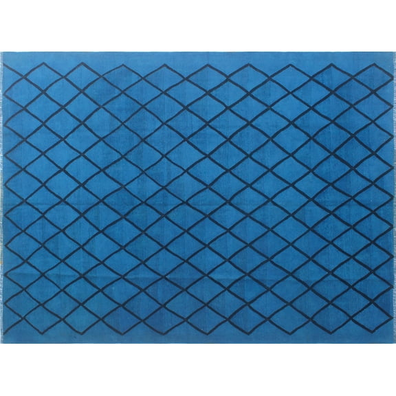 Elan Ariana Blue/Black Rug, 8'3" x 9'8"