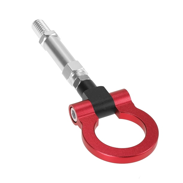 Rojo Delantero Parachoques Remolque Anillo Ojo Remolque Remolque Gancho Tornillo para Coche