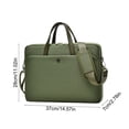 thumbnail image 3 of Aodebiao Laptop Messenger Bag for 14 Inch Notebook & Tablet, Durable Shoulder Bag with Protective Lining, Multiple Pockets for Travel, Work, Business, Commute, College, Office, Men and Women, 3 of 6