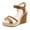 Brown, variant on Women's Platform Ultra Wedge Heeled Dressy Sandals 2026 Beach Stylish Casual Leather Open Toe Ankle Strap Slip on Espadrilles Chunky Heels Summer Footwear for Vacation Brown Size 9