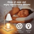 thumbnail image 5 of ZVZM Candle Warmer Lamp with Timer, Dimmable, Wax Melt Warmer for Scented Wax with 2 GU10 Bulbs Candle Lamp Compatible with All Jar Candles -white, 5 of 5