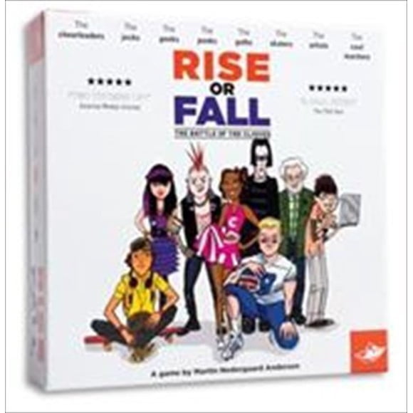 Juego de mesa Foxmind Rise or Fall: juego de cartas