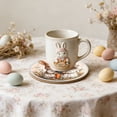 thumbnail image 6 of Cebalnir Easter Theme Wooden Scalding Household Dining Table Coffee Cup Tea Cup Mat, for Home Party Wedding Holiday Spring Summer Decoration, 6 of 6
