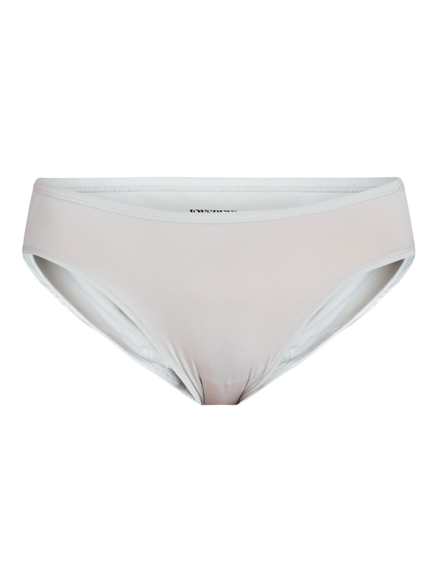 Joyspun Women's Microfiber Bikini Panties, 6-Pack, Sizes XS-3XL