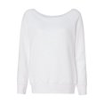 thumbnail image 2 of BELLA + CANVAS Womens Sponge Fleece Wide Neck Sweatshirt, 2 of 3