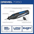 thumbnail image 3 of Kit de herramientas rotativas Dremel 7350-5 batería de iones de litio de 4 V 7 accesorios, 3 of 9