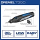 thumbnail image 3 of Kit de herramientas rotativas Dremel 7350-5 batería de iones de litio de 4 V 7 accesorios, 3 of 9