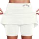 thumbnail image 1 of Falda culotte de talle medio para mujer: cintura elástica, bolsillos laterales, diseño fluido en capas, falda estampada informal para el verano., 1 of 5