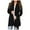 Black, variant on idosla Women's Casual Lightweight Cardigans Open Front Long Sleeve Cardigan Sweaters Loose Fit (Green, XL)