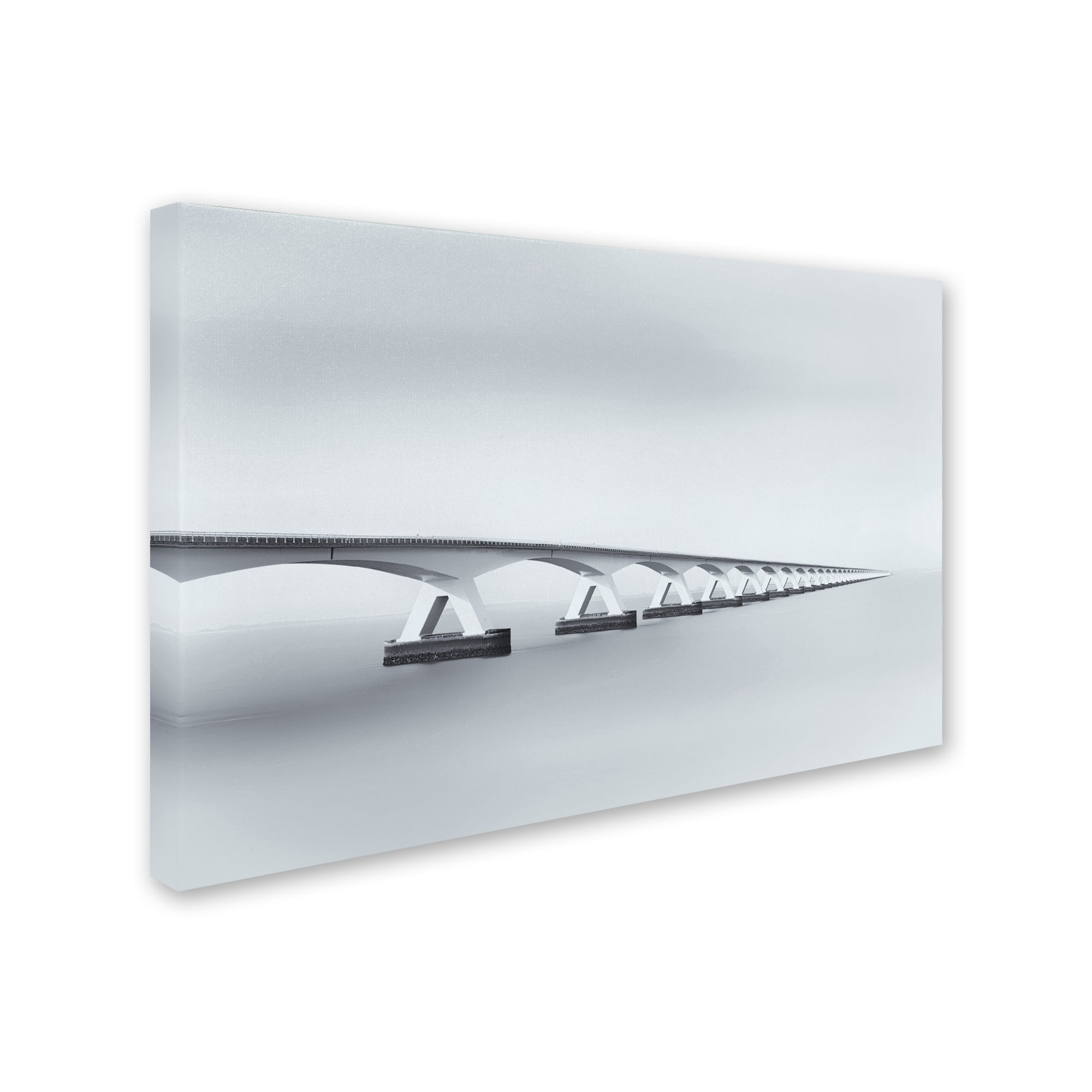 Trademark Fine Art 'The Long And Winding Road' Canvas Art by Jeroen Van De