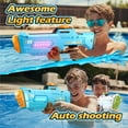 thumbnail image 6 of WonderStone Electric Water Blaster for Adults, Automatic Waterproof Squirt blaster, Long Range (26-32ft), Perfect for Kids Ages 8-12, Ideal for Outdoor Pool & Beach Games，Blue, 6 of 10