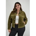 thumbnail image 1 of Chamarra de pana Roman Fashion Tallas extras 6470 olivo verde 40, 1 of 7