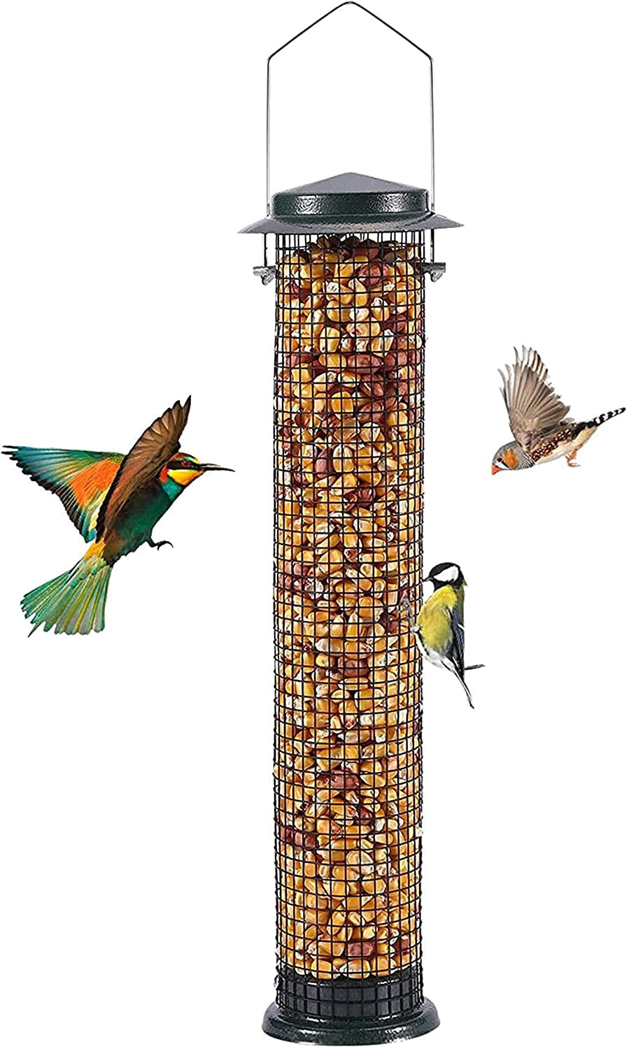 Supplies Garden Decor Container Parrot Cups Bird Feeder Birds Bottle Hanging 