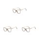 thumbnail image 1 of Qarigey Gafas de ojo de gato Anti luz azul para mujer lentes acrílicos gafas de ordenador gafas de marco grande de lujo para óptica Type1 NO1, 1 of 6