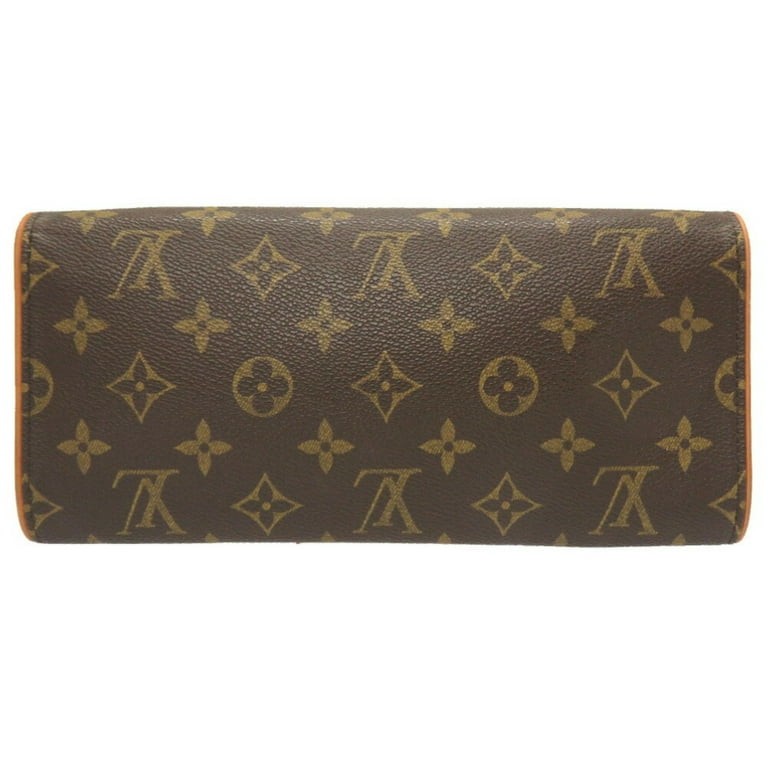 Authenticated Used Louis Vuitton Shoulder Bag Pochette Twin Brown