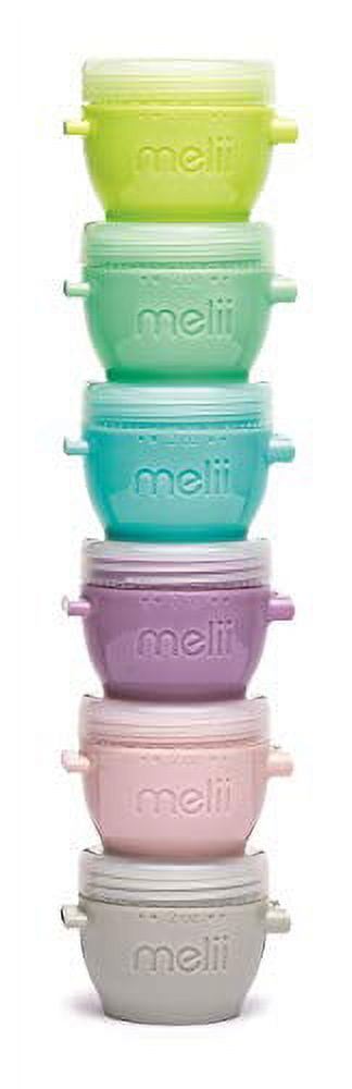 melii Snap & Go Baby Food Storage Containers with lids, Snack
