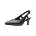 thumbnail image 1 of Clarks Womens Linvale Loop Patent Leather Slingback Heels Black 7.5 Medium (B,M), 1 of 3