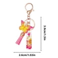 thumbnail image 3 of SIYTUAU Initial Letter Keychain I Cute Style For Gift Giving Birthday Travel Graduation Housewarming Parties Plastic Material Personalize Keychain I, 3 of 4