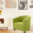 thumbnail image 6 of Chair Slipcover Stretch Barrel Chair Covers Printed Tub Chair Slipcovers Soft Spandex Armchair Cover Removable Couch Furniture Protector Arm Chair Cover For Li, Usupdd 2025 Chair Slipcover Stretch, 6 of 7