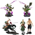 thumbnail image 2 of One Piece Anime Three-Knife Flow Three Thousand World Roronoa Zoro Fire Fist Ace Perimeter Modelo Figuras Colección Juguetes Decoración hola suerte unisex, 2 of 2