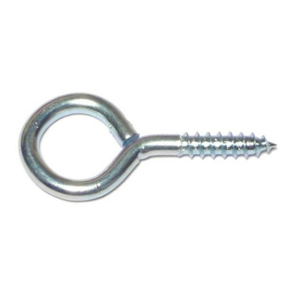 3/16" x 7/16" x 1-13/16" #106 Zinc Plated Steel Screw Eyes LSEBS-055 (20 pcs.)