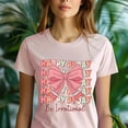 thumbnail image 5 of Happy Pi Day Shirt Cute Be Irrational Math Teacher Tee Pastel Pink Bow Gift, Light Pink, Size 2XL, 5 of 6