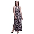 thumbnail image 1 of Bimba Floral Ladies Sleeveless Long Print Maxi Dress with Side Slits Summer Wear-Medium, 1 of 6