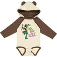 thumbnail image 3 of Inktastic Let the Good Times Roll mardi gras jester Boys or Girls Long Sleeve Baby Bodysuit, 3 of 5