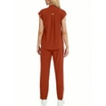 thumbnail image 6 of 2pcs/women's surgical gown set modern version top and drawstring waist pants scrub uniform set, 6 of 10