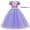 Purple, variant on Girls Rapunzel Princess Sofia Costume Birthday Christmas Halloween Cosplay Carnival Fancy Dress