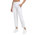 thumbnail image 4 of HDE Women's Travel Pants High Waist Stretch Golf Pant with Pockets White - 6, 4 of 7