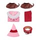 thumbnail image 1 of Disfraces de navideño para mujer Yinane Disfraces de Elfo de Peluche Rosa XL, 1 of 8