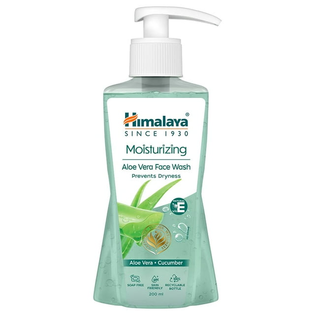 Himalaya Nettoyant pour le Visage Hydratant à l'Aloès, 200 ml