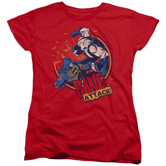Batman Bane Attack! S/S Women's T-Shirt Red
