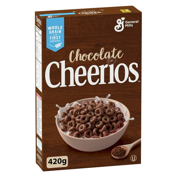 Chocolate Cheerios Breakfast Cereal, Whole Grains, 420 g, 420 g