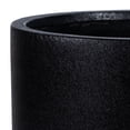 thumbnail image 3 of SAFAVIEH Braslen Concrete Modern Solid Round Patio Planter, Black, 3 of 6