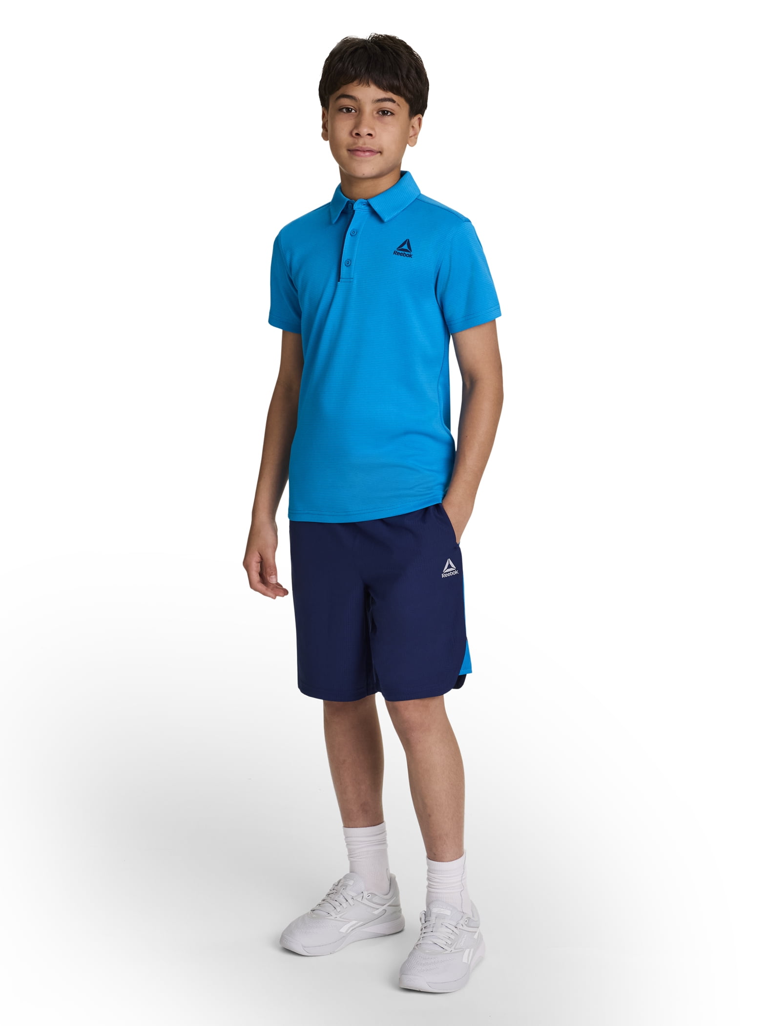 Reebok Boy's Performance Polo Uniform Shirt, Sizes 4-18
