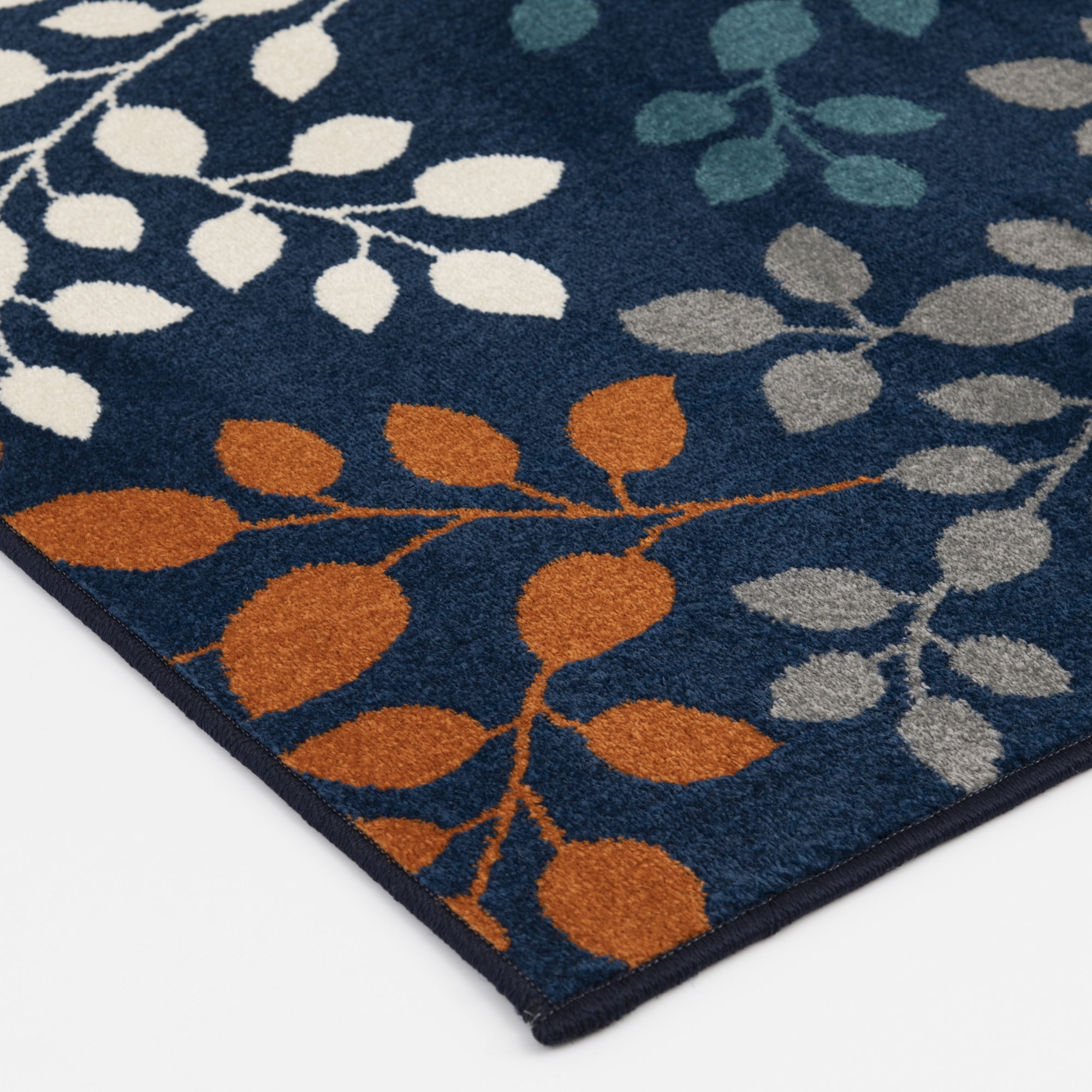 Loomaknoti Terrace Tropic Tiffeni 2' x 3' Floral Indoor/Outdoor Runner Rug , Blue/Gray