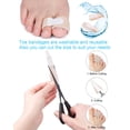 thumbnail image 6 of 12 Pack Fabric Hammer Toe Corrector Toe Straightener, Reusable Broken Toe Protectors Buddy Taped Wraps, Toe Separators Splint for Crooked Toes, Bent Toes, Overlapping Toes, 6 of 6